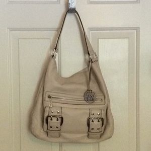White Leather Michael Kors Bag